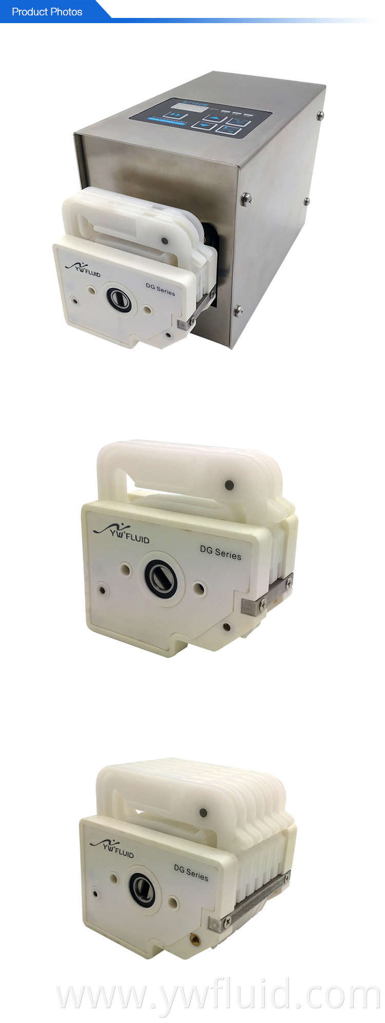 YWfluid Multi-channels Laboratory peristaltic pump used for liquid transition and dispensing